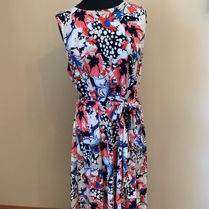 Charter Club Fit And Flare Floral Dress XL